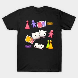 Classic Board Game Elements T-Shirt